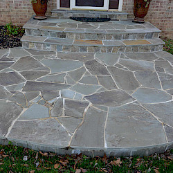 Flagstone Front Entry