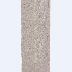 Post-NH Gray 6"x6"x7' Granite Post Rock 2 Sides Thermal 2 Sides