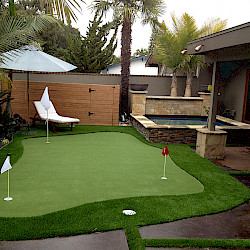 For a putting green