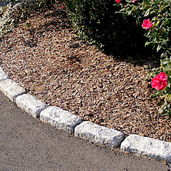 Cobblestone Garden Edging