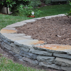 Fieldstone Garden Edging