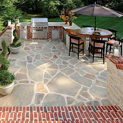 Flagstone Patio Mortar Jointing