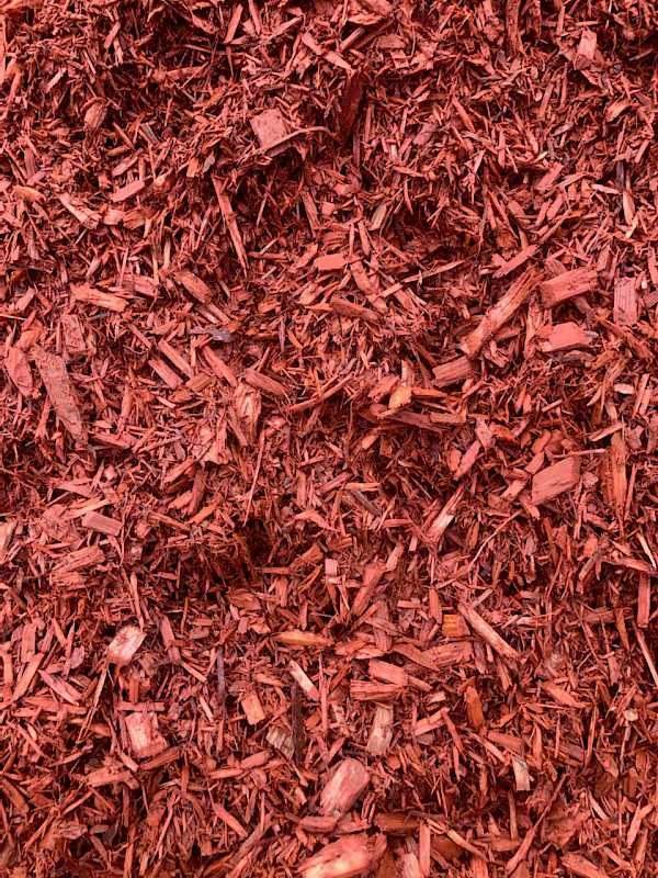Image of red cedar mulch red