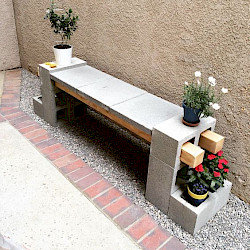 Cinder Blocks- Bench Project