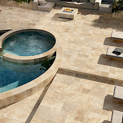 Porcelain Travertine Look