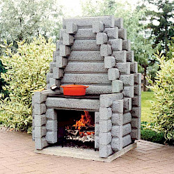 Outdoor Fireplace #120