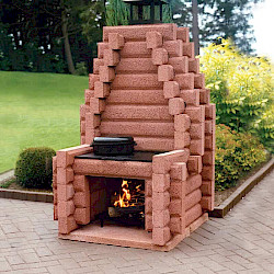 Outdoor Fireplace #125