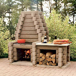 Outdoor Fireplace #200-1D