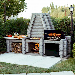 Outdoor Fireplace #300-2D