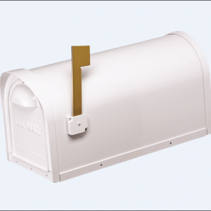 Mailbox Cast Aluminum White