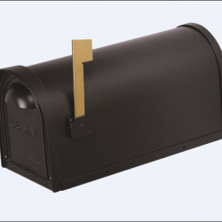 Mailbox Cast Aluminum Black