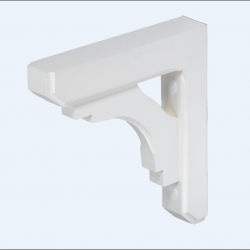 Mailbox Bracket Small Wood White