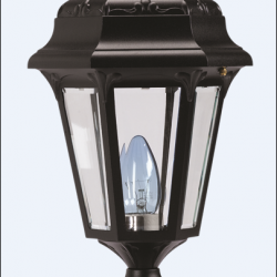 Lantern Aluminum Black