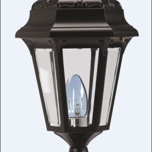 Lantern Aluminum Black