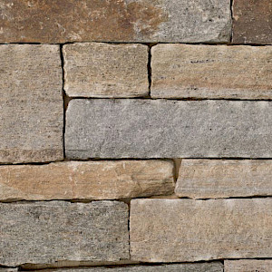 Colonial Tan Ashlar Corner